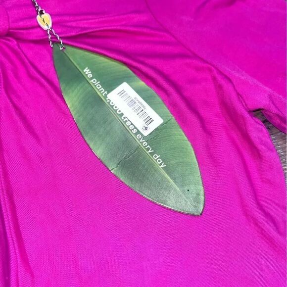 NWT women’s FARM RIO X ANTHROPOLOGIE pink long sleeve body suit size medium - Picture 13 of 13